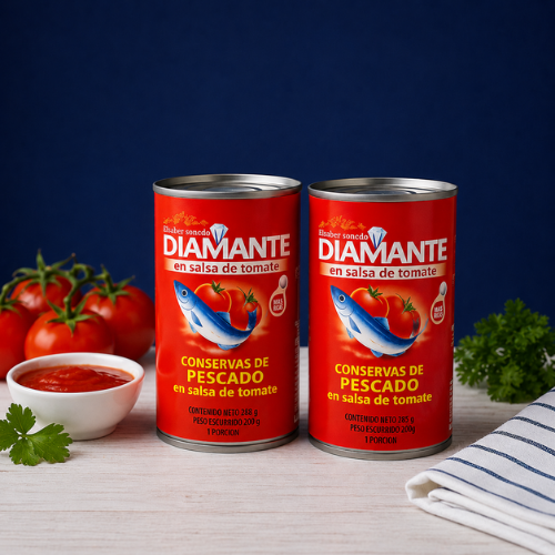 Conservas Pescado Diamante en salsa tomate x285gr